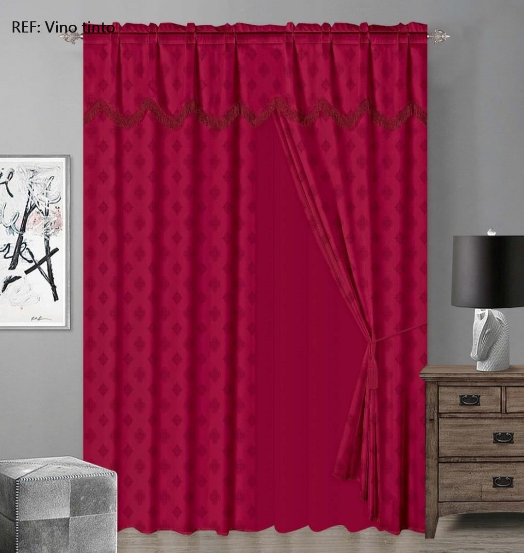 CORTINAS PREMIUM CON VELO