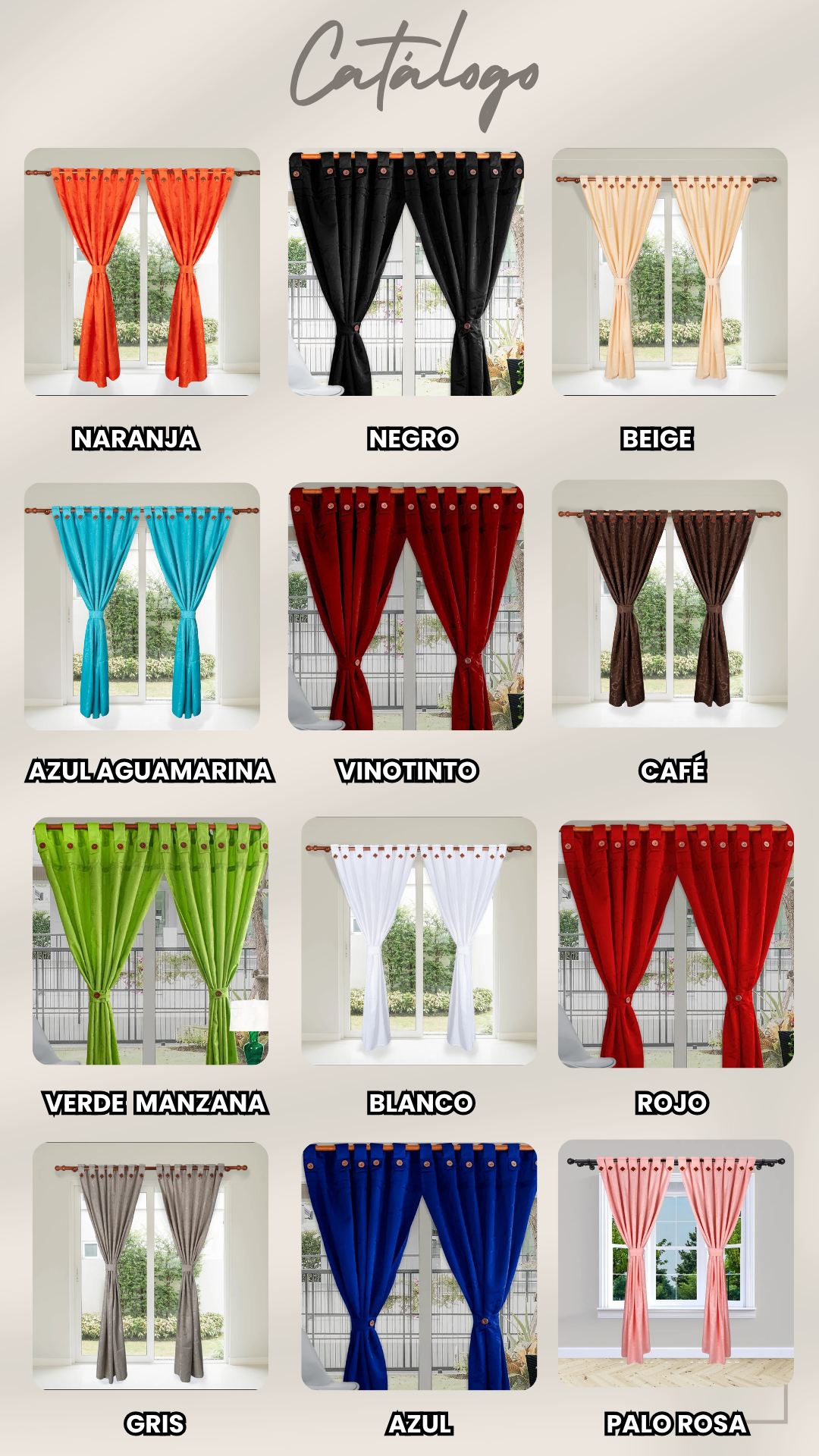 🪟 CORTINAS MODERNAS DE LUJO ✨