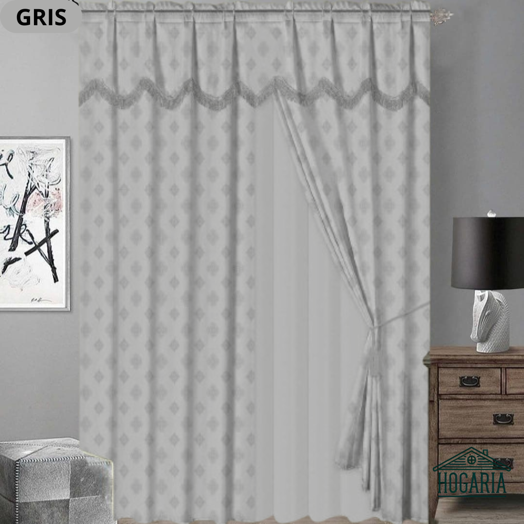 CORTINAS PREMIUM CON VELO