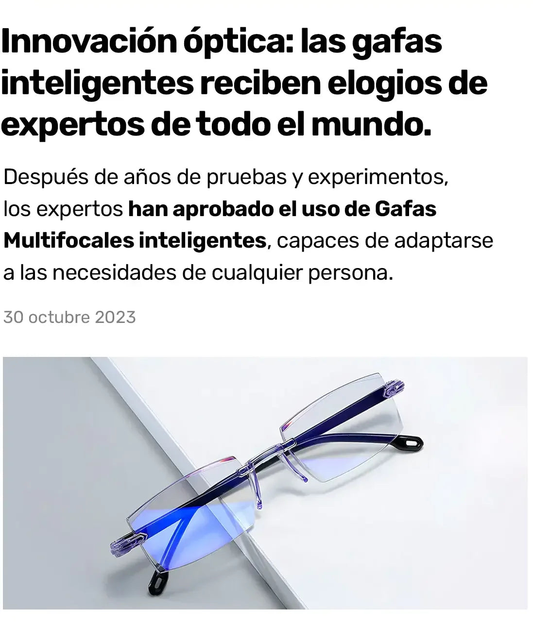 Gafas Multifocales Inteligentes TR90